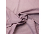 Sélection Coup de coudre - Coton chemise fil à fil – Rayures fines bordeaux et blanches