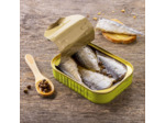 Sardines à l'huile d'olive et poivre vert 115g