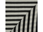 Sélection Coup de coudre – Tissu Maille Jacquard à Rayures Blanches et Noires avec Luréx