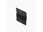 Porte cartes à rabat Emilie en cuir signature T