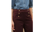 pantalon Victorine bordeaux