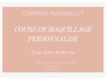 Carte cadeau cours de maquillage