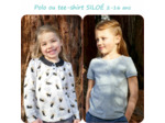 Petits D'om – Patron Siloé – Polo ou Tee-shirt Fille – Tailles 2 à 16 ans