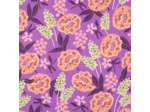 Nerida Hansen - Popeline de Coton "FRESH FLOWERS" Violet