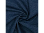 Fibre Mood - Tissu Denim Japonais en Coton Mélangé "Lucia" Uni Couleur Bleu Marine