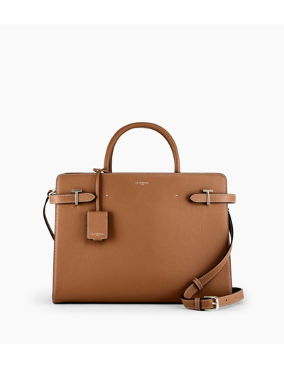 Grand sac à main Emilie en cuir grainé