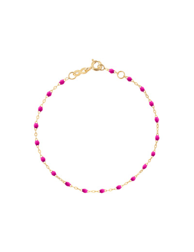 Bracelet Gigi Clozeau Classique en or jaune et résine bonbon, 17cm