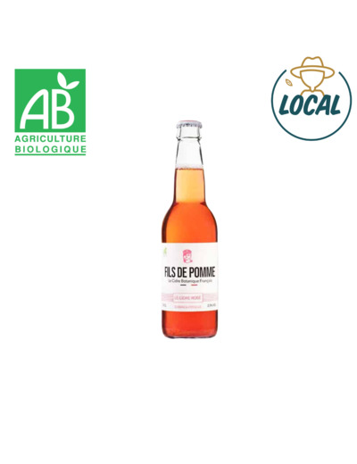 Cidre Rosé Fleur de Sureau, Hibiscus 75cl - Fils de pomme