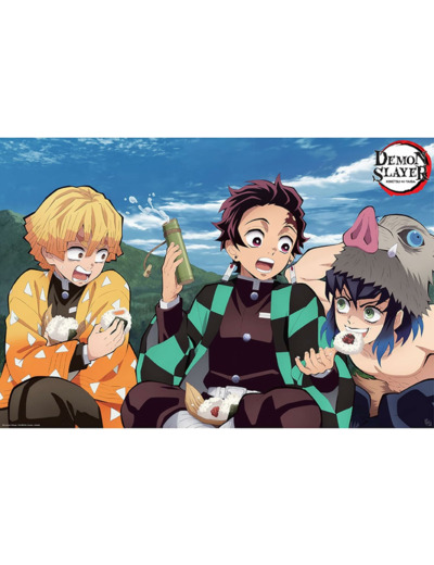 [POSTER] DEMON SLAYER Poster Tanjiro, Zenitsu, Inosuke (91,5 x 61 cm)