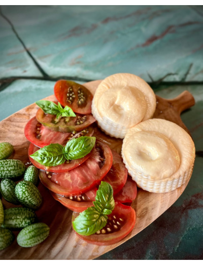 Burratines fumées, mozzarella lait de vache