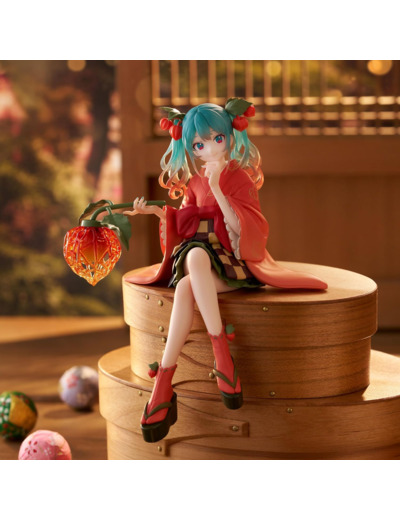 [FIGURINE] Hatsune Miku - Noodle Stopper - Hatsune Miku Flower Fairy Winter Cherry 15 cm
