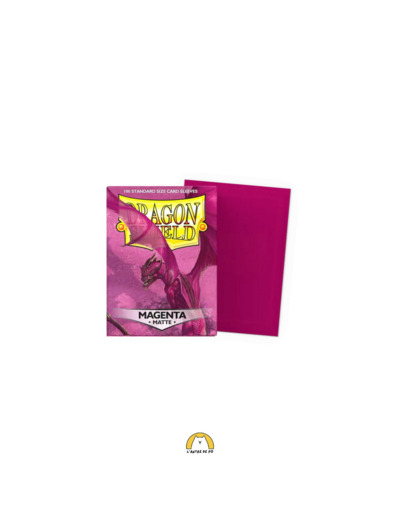 Sleeves Dragon Shield Matte : Magenta