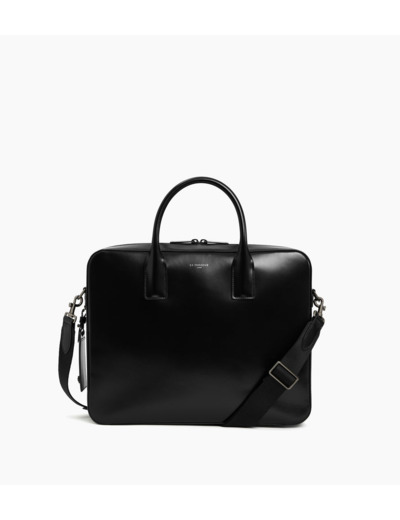 Porte documents 14" Emile en cuir lisse business effet box