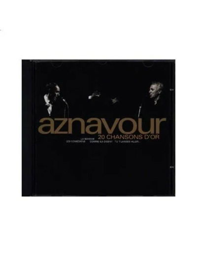 Cd Charles Aznavour, 20 Chansons D'or,