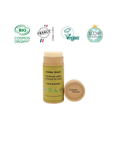 Déodorant solide cédrat & bambou  - Comme Avant