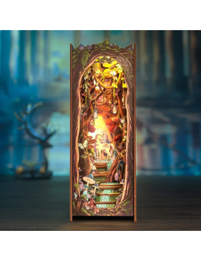[BOOK NOOK]  BOOK NOOK KIT - DIY - La Grâce de la Forêt - 89pc + Eclairage LED