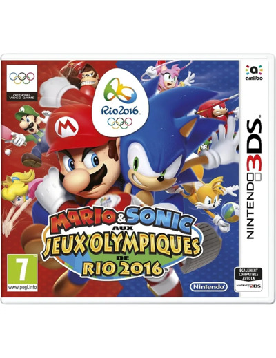 Jeu 3ds Mario Sonic Aux Jeux Olympiques de Rio 2016