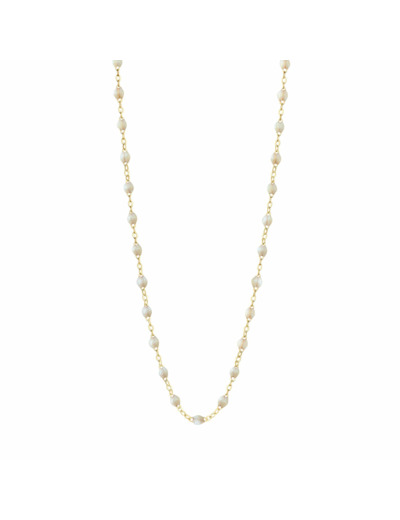 Collier Gigi Clozeau Classique en or jaune et résine opale, 45cm