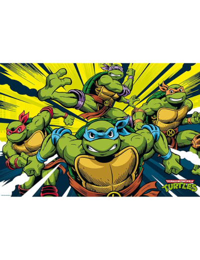 [POSTER] TORTUES NINJA Poster Tortues en action (91.5x61)