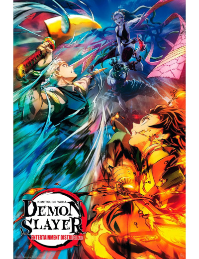 [POSTER] DEMON SLAYER Poster Key art 2 (91.5 cm x 61 cm)