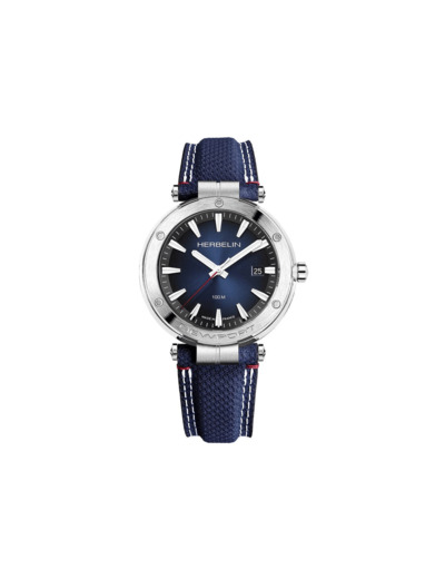 Montre HERBELIN Newport Quartz Date 12288A15BL