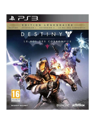 Jeu Ps3 Destiny III le Roi des Corrompus (Extension Légendaire)