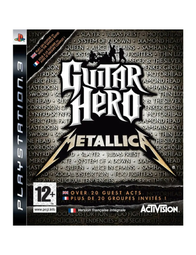 JEU PS3 GUITAR HERO METALLICA