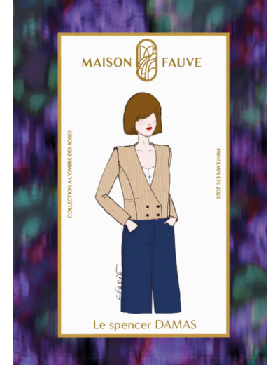 Maison Fauve – Patron Spencer "Damas" du 34 au 52