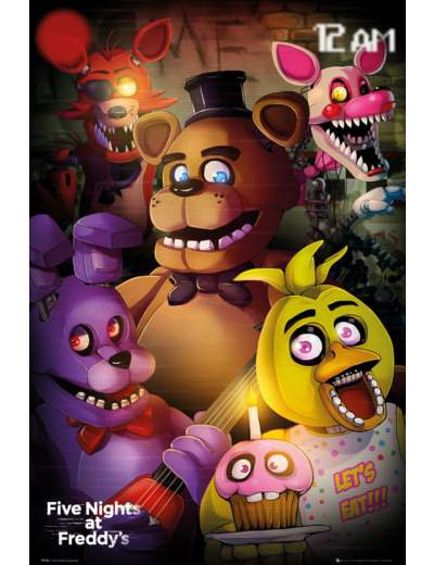 [POSTER] Five Nights at Freddy's - Papier Glacé - 91x61cm
