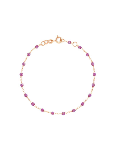 Bracelet Gigi Clozeau Classique en or rose et résine galaxy, 17cm