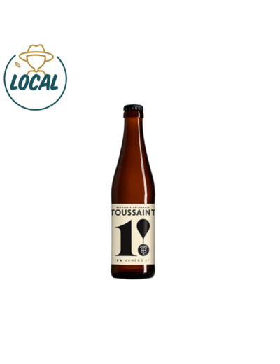 Bière artisanale locale IPA - TOUSSAINT