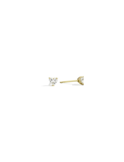 Boucles d'oreilles Recarlo Anniversary Love en or jaune et Diamant 0.31ct