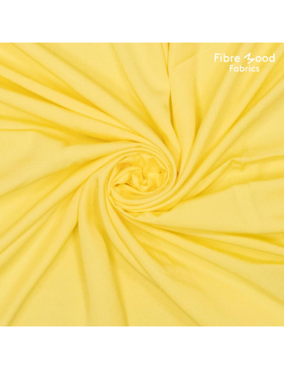 Fibre Mood - Tissu en Viscose et Tencel "Gedda" Uni Couleur Jaune