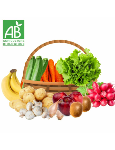 A3 - Panier fruits et légumes bio pour 5/6 pers