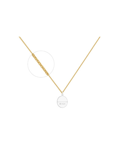 Chaîne forçat rond Arthus Bertrand en vermeil