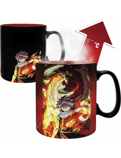 FAIRY TAIL - Mug Heat Change - 460 ml - Natsu & Lucy