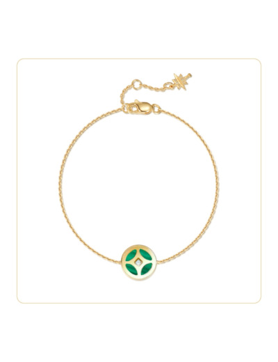 Bracelet Monnaie Malachite