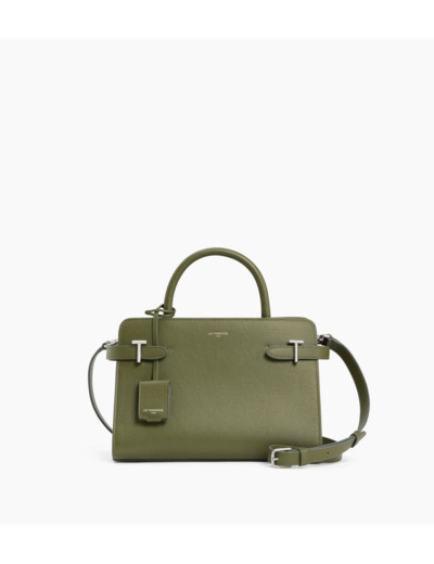 Sac à main moyen modèle Emilie en cuir grainé