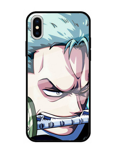 Coque de protection pour iPhone X / XS " ZORO ONE PIECE "