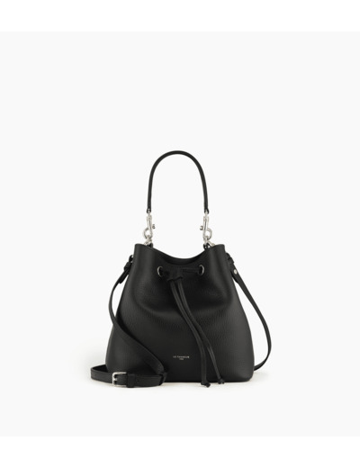 Sac seau Louise en cuir grainé