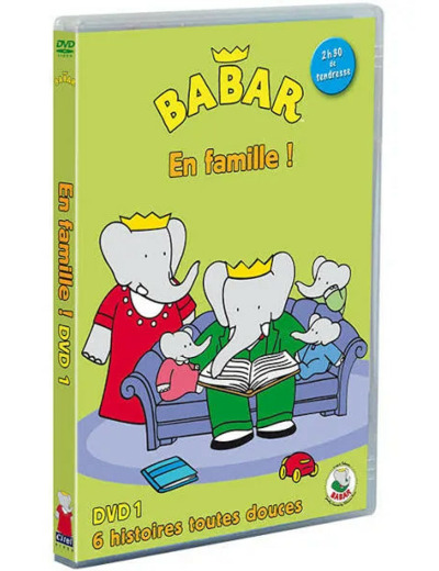 Dvd Babar En Famille Vol. 1