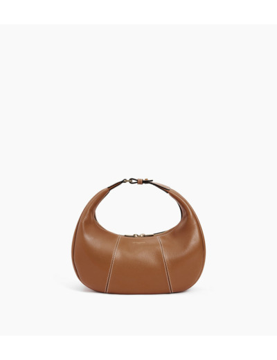 Petit sac hobo Juliette en cuir grainé