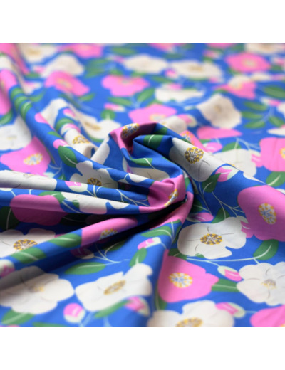 Sélection Coup de coudre - Popeline de Coton Imprimé "Eglantine"