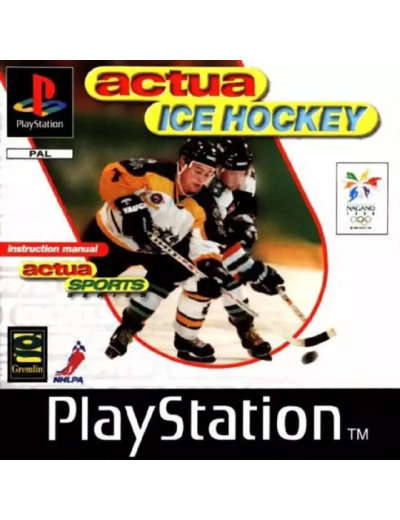 Jeu PS1 Actua Ice Hockey