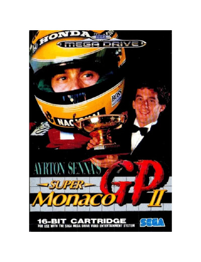 Jeu Sega Megadrive Ayrton Senna Supper Monaco GP II