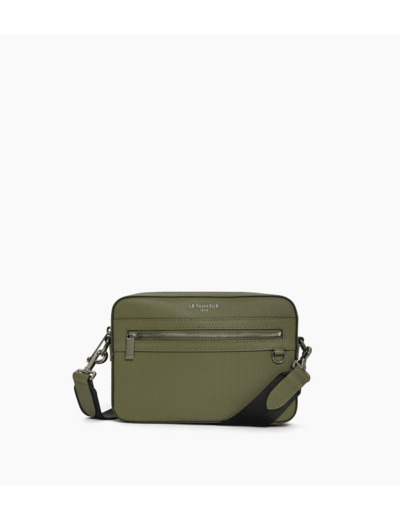 Petite sacoche Emile en cuir signature T