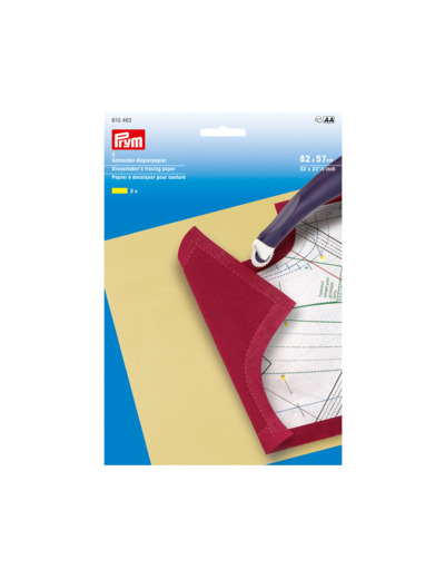 Prym - 2 Feuilles Papier Calque Carbone Coloris Jaune