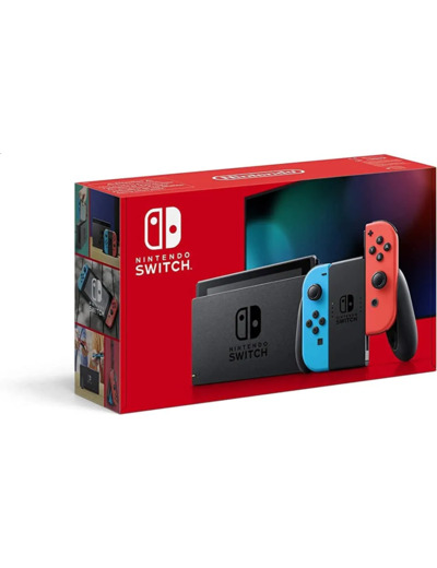 Console Nintendo Switch avec Joy Con Bleu et Rouge