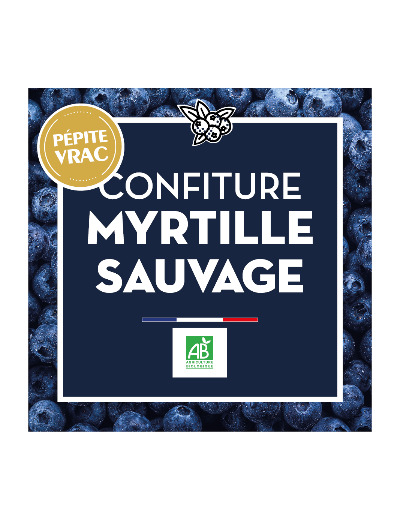 Confiture Myrtille bio - 100g