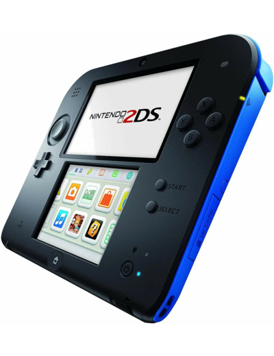 Console Nintendo 2DS - noire & bleue